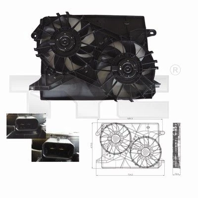 Fan, air conditioning condenser