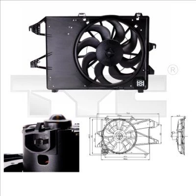 Fan, air conditioning condenser