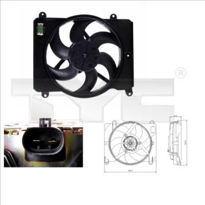 Fan, air conditioning condenser