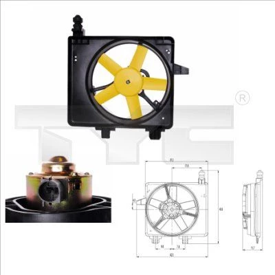 Fan, air conditioning condenser