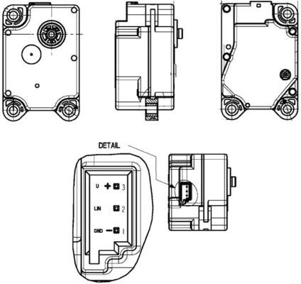 Actuator, blending flap