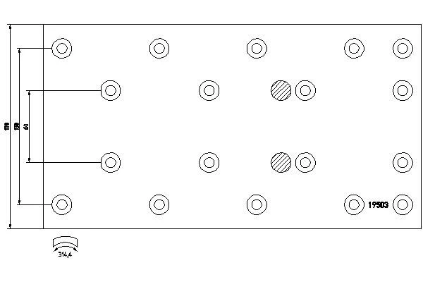 Brake Lining Kit, drum brake