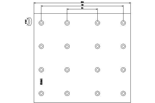 Brake Lining Kit, drum brake