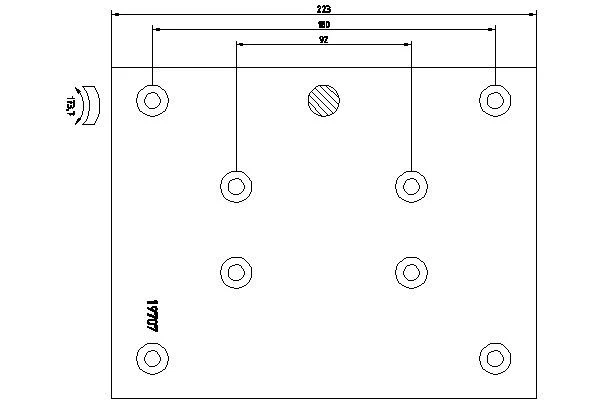 Brake Lining Kit, drum brake