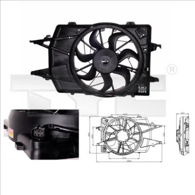 Fan, air conditioning condenser