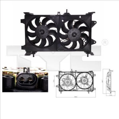 Fan, air conditioning condenser