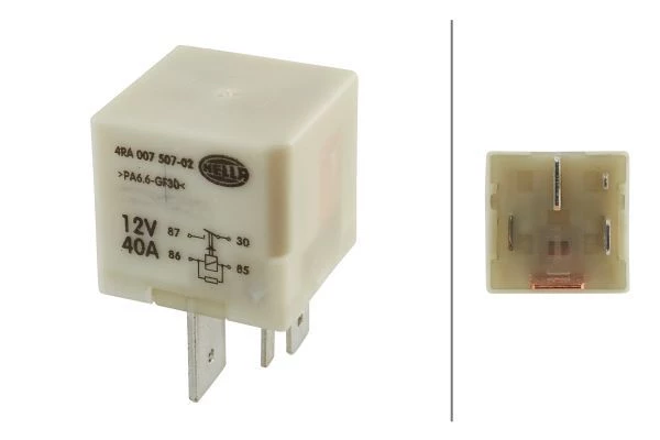 Relay, glow plug system