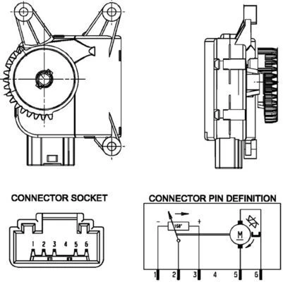 Actuator, blending flap