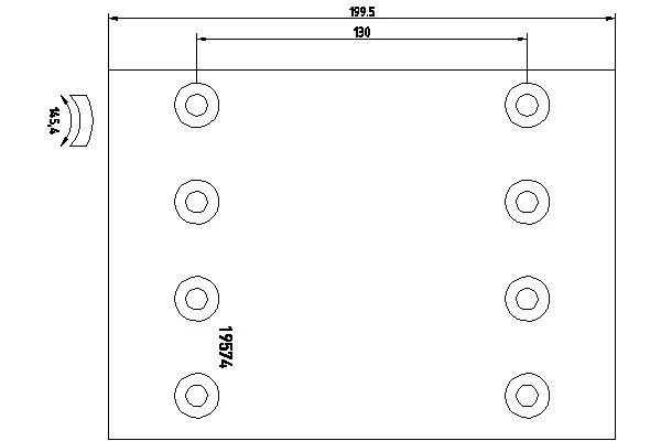Brake Lining Kit, drum brake
