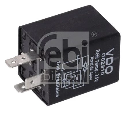 Relay, coolant level warning light
