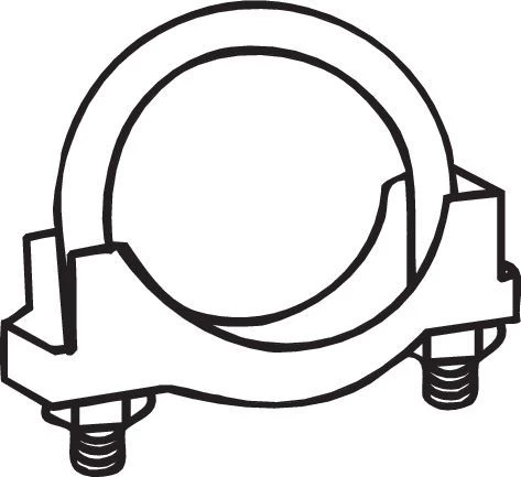 Clamping Piece, exhaust system