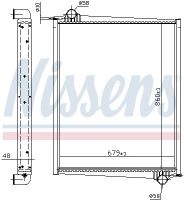 Radiator, engine cooling