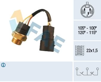 Temperature Switch, radiator fan