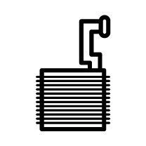 Evaporator, air conditioning