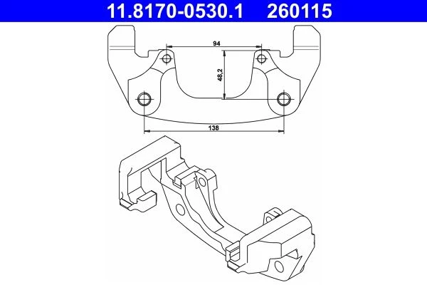 Bracket, brake caliper